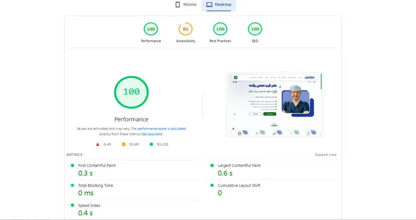 قبل از بهینه‌سازی